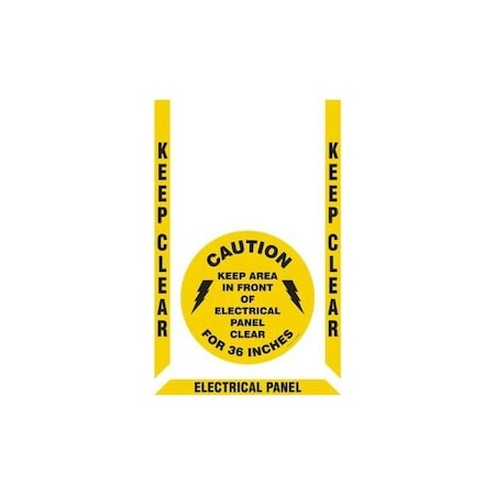 Accuform SLIPGARD FLOOR MARKING KIT KEEP PSR526 PSR526